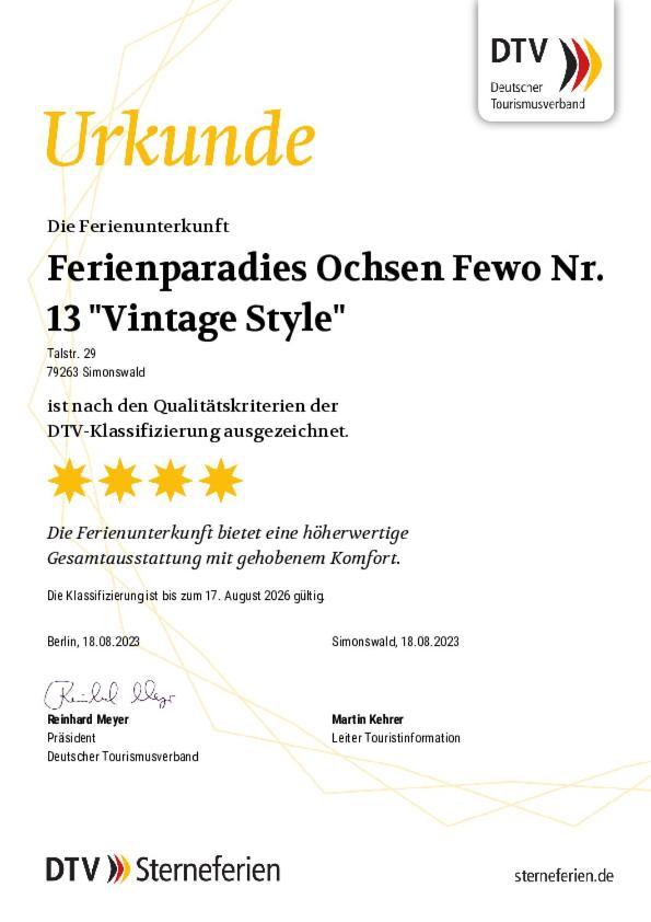 شقة Moderne 3 Zi-Fewo "Vintage Style" 70 Qm Naehe Freiburg سيمونسوالد المظهر الخارجي الصورة